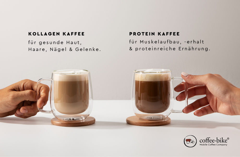 Unterschied von Kollagen und Protein Kaffee beschrieben, was er im Körper macht
