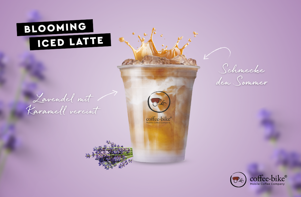 Coffee-Bike Summer Special mit Lavendelgeschmack