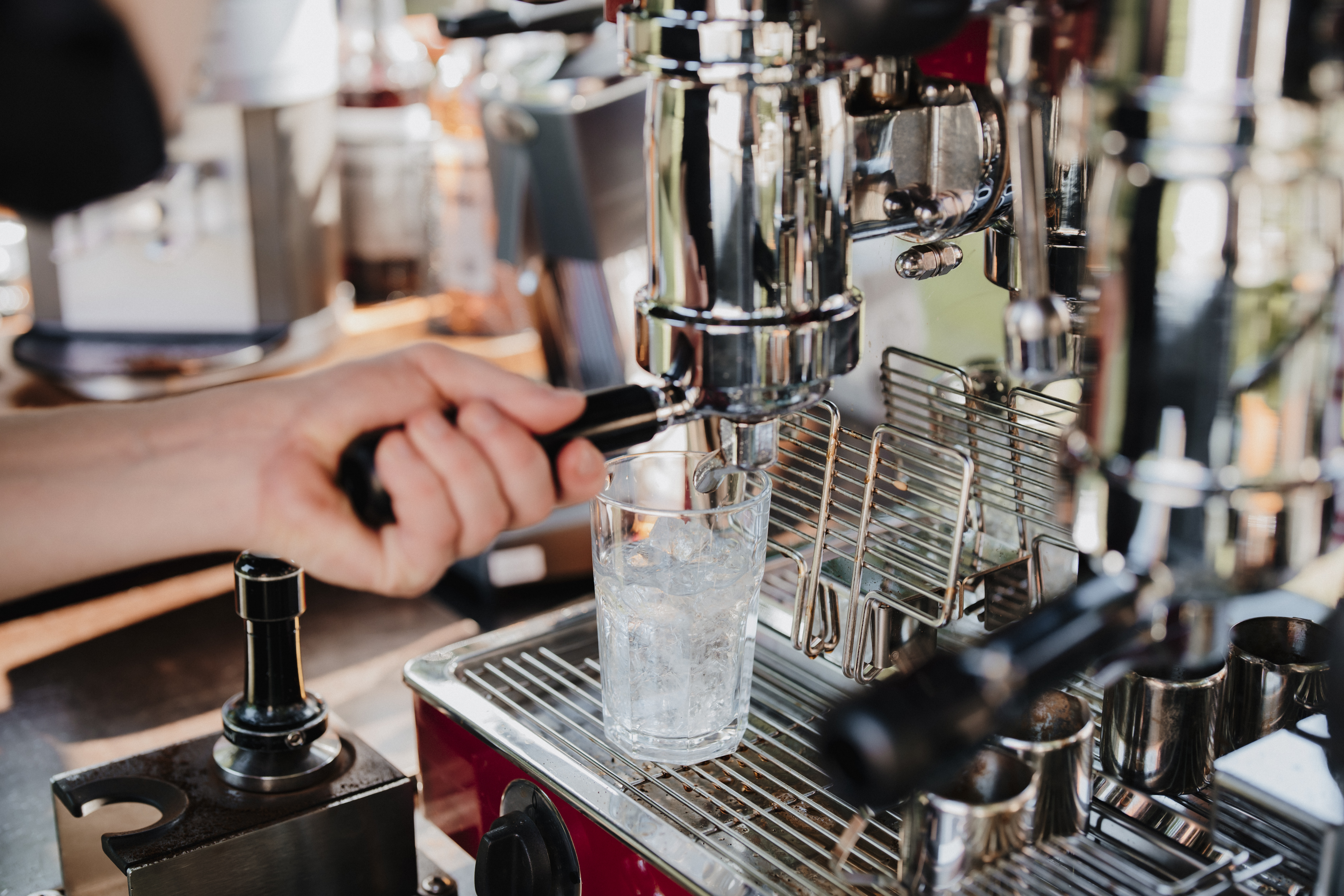 Iced Kaffee als Hochzeitsgetränk am Coffee-Bike.